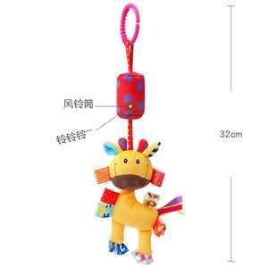 Baby Music Box Rotary Mobile Crib Bed Clockwork Movement Mobile Musical Newborn Bell Crib Holder Arm Bracket Wind-up rattle toys