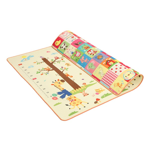 Infant Shining 200*180*1.5CM Baby Play Mat Thickening Eco-friendly EPE Children Playmat Cartoon Non-slip Carpet Living Room Mat