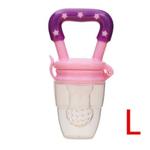 Load image into Gallery viewer, Baby Toys Portable Infant Fruit Nipple Bite Silicone Safety Feeder Pacifier Toys Teethers for 3+ month baby toddler