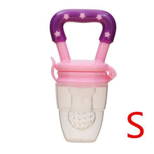 Load image into Gallery viewer, Baby Toys Portable Infant Fruit Nipple Bite Silicone Safety Feeder Pacifier Toys Teethers for 3+ month baby toddler