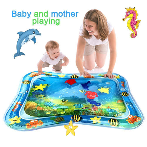 Hot Sales Baby Kids water play mat Inflatable Infant Tummy Time Playmat Toddler for Baby Fun Activity Play Center DropshipTSLM1
