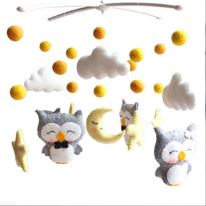 Pregnant Mom Handmade Baby Rattles Set DIY Bed Bell Material Package Toy Newborn Infant Crib Mobile Bed Bell Toys