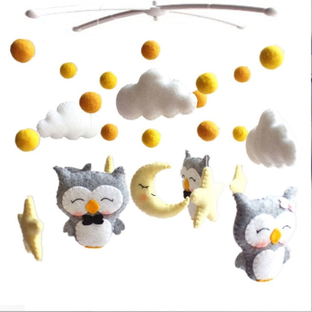 Pregnant Mom Handmade Baby Rattles Set DIY Bed Bell Material Package Toy Newborn Infant Crib Mobile Bed Bell Toys