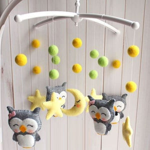 Pregnant Mom Handmade Baby Rattles Set DIY Bed Bell Material Package Toy Newborn Infant Crib Mobile Bed Bell Toys