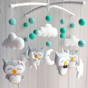 Pregnant Mom Handmade Baby Rattles Set DIY Bed Bell Material Package Toy Newborn Infant Crib Mobile Bed Bell Toys